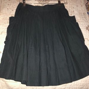 Micro-cord skirt from Anthropologie.